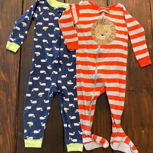 Set of 2 Carter’s Baby Boy’s Pajamas